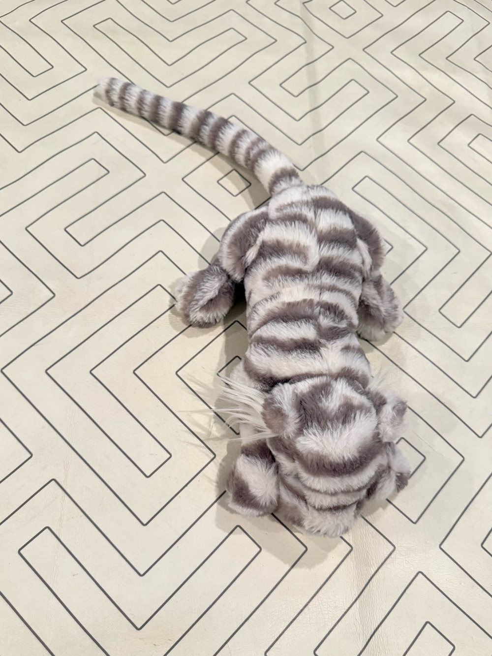 Jellycat White and Grey Cat Stuffed Animal